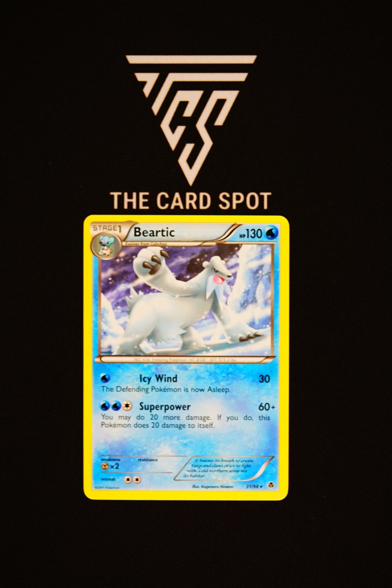 31/98 Beartic - Pokemon TCG - THE CARD SPOT PTY LTD.