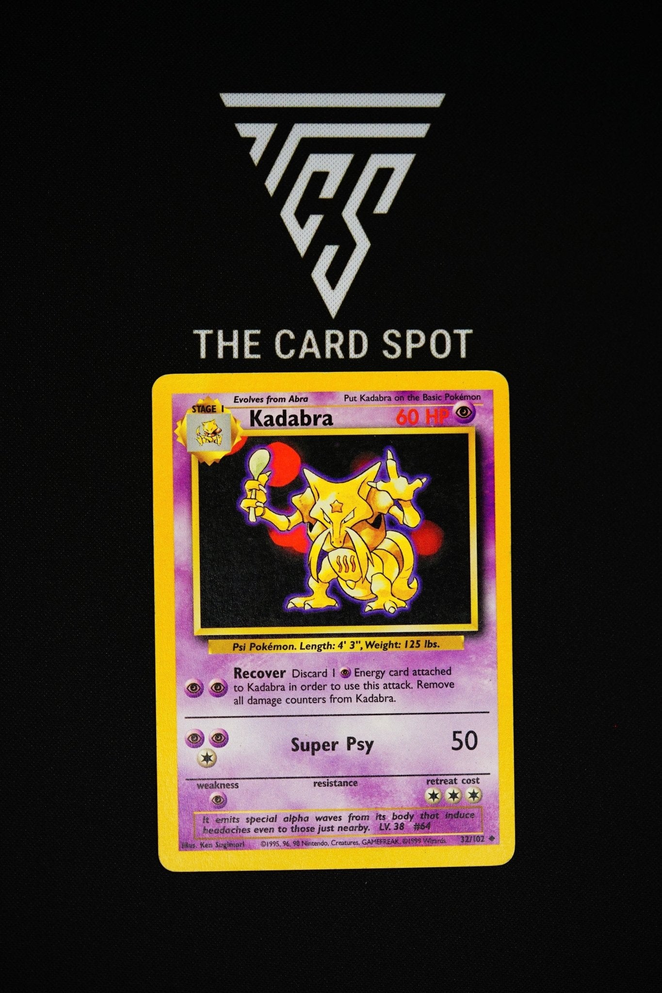 32/102 Kadabra Base Set - Pokemon - THE CARD SPOT PTY LTD.Pokemon Raw CardsPokémon