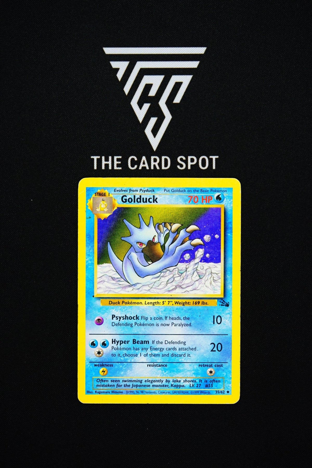 35/62 Golduck [MP] - Pokemon TCG - THE CARD SPOT PTY LTD.