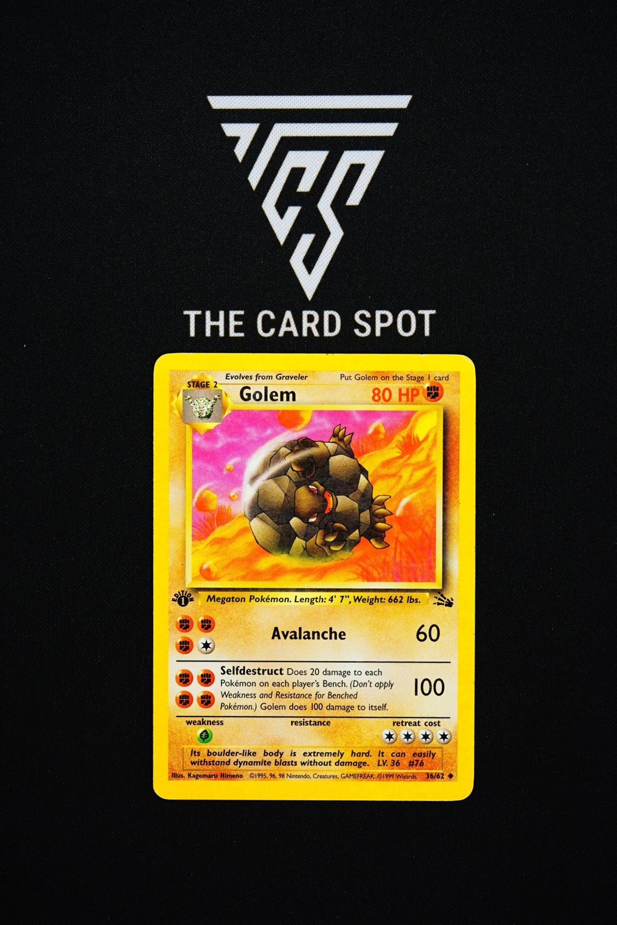 36/62 Golem [MP] - Pokemon TCG - THE CARD SPOT PTY LTD.