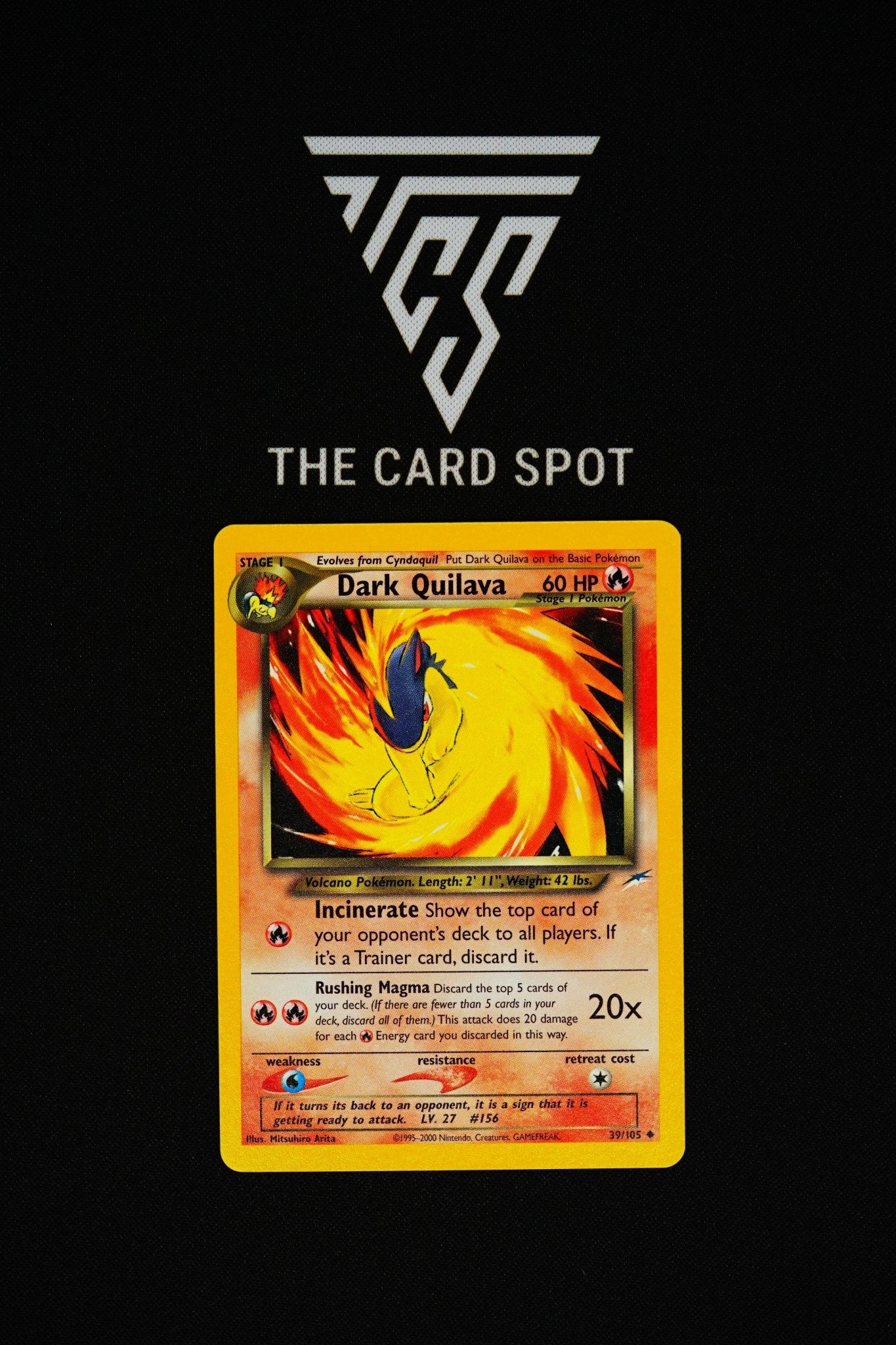 39/105 - Dark Quilava - Pokemon TCG - THE CARD SPOT PTY LTD.