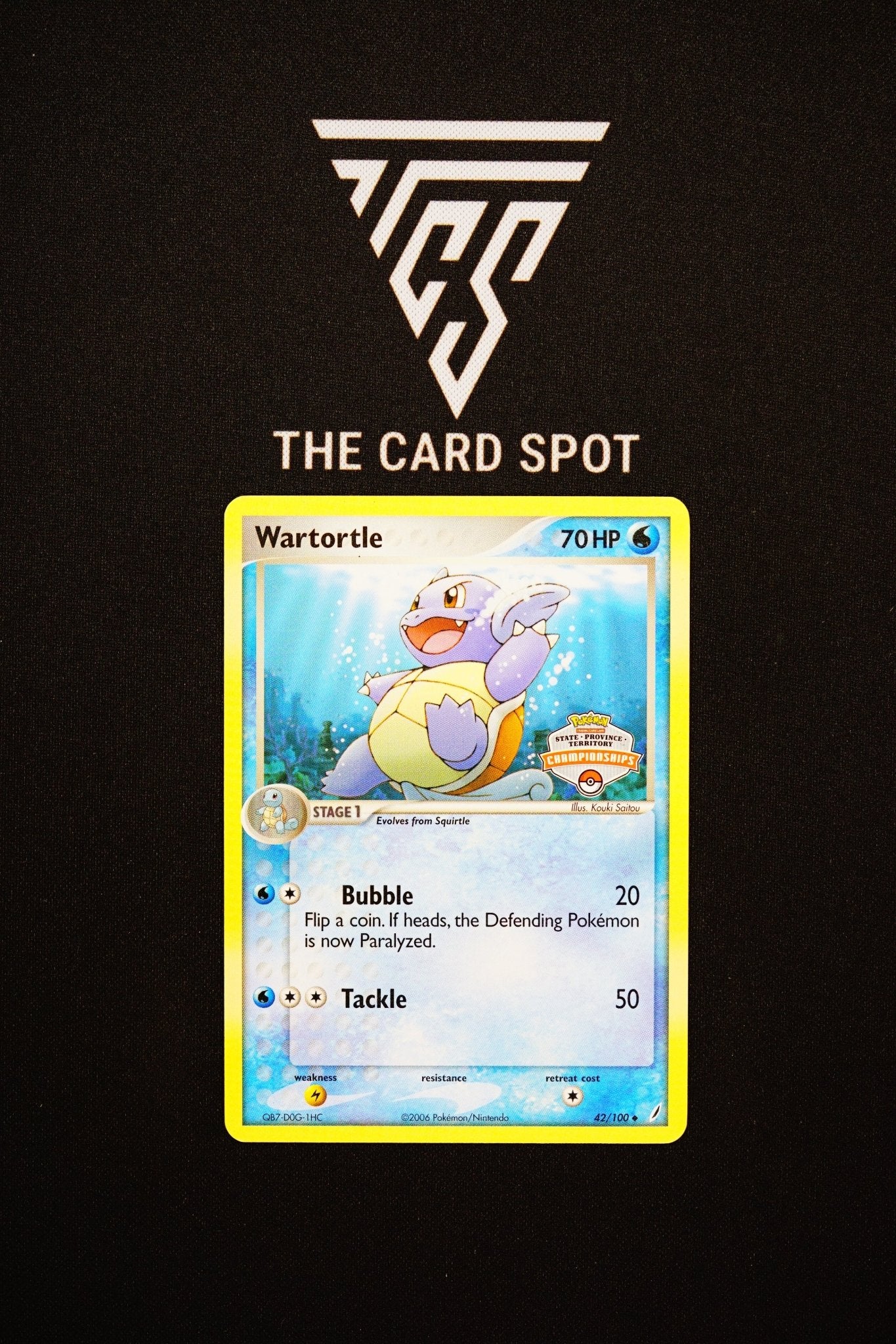 42/100 Wartortle Championship - Pokemon TCG - THE CARD SPOT PTY LTD.