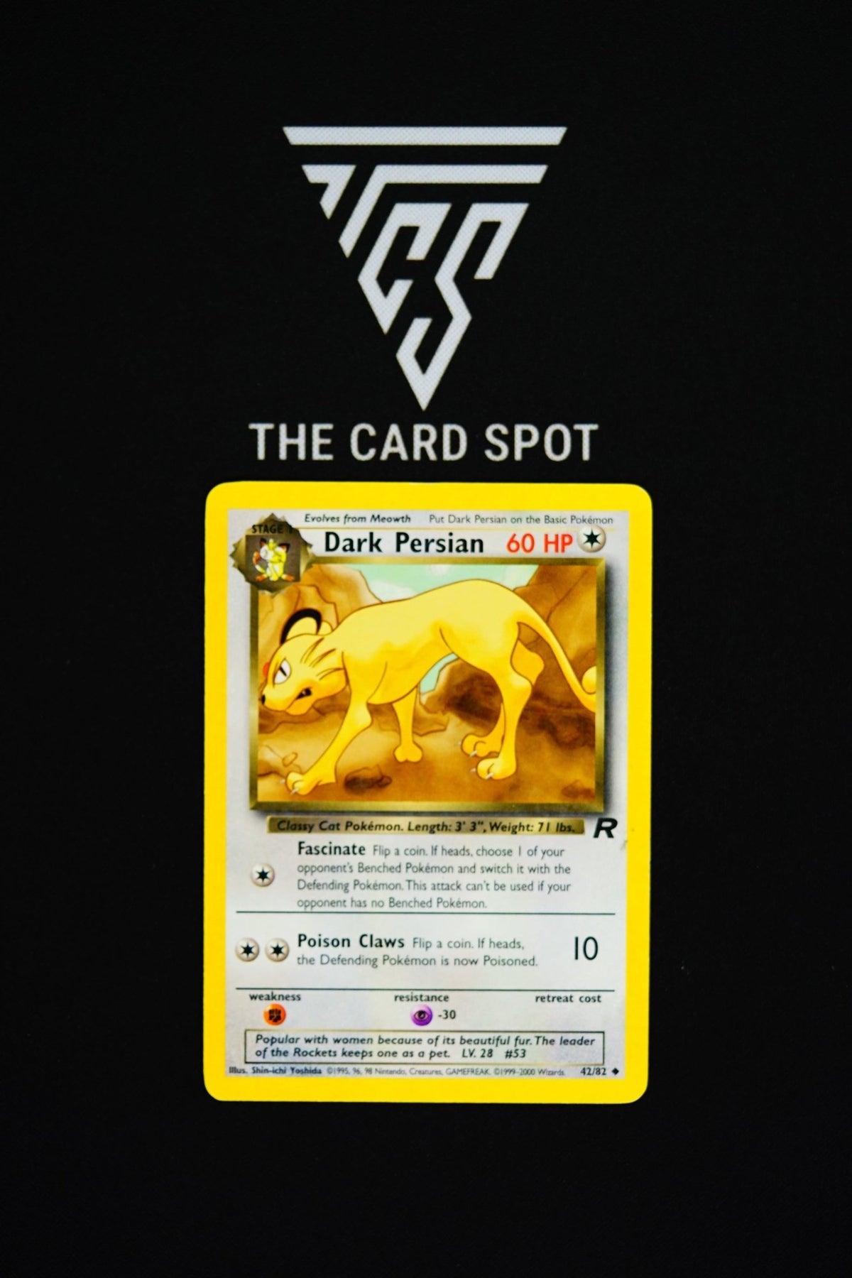 42/82 Dark Persian - Pokemon TCG - THE CARD SPOT PTY LTD.