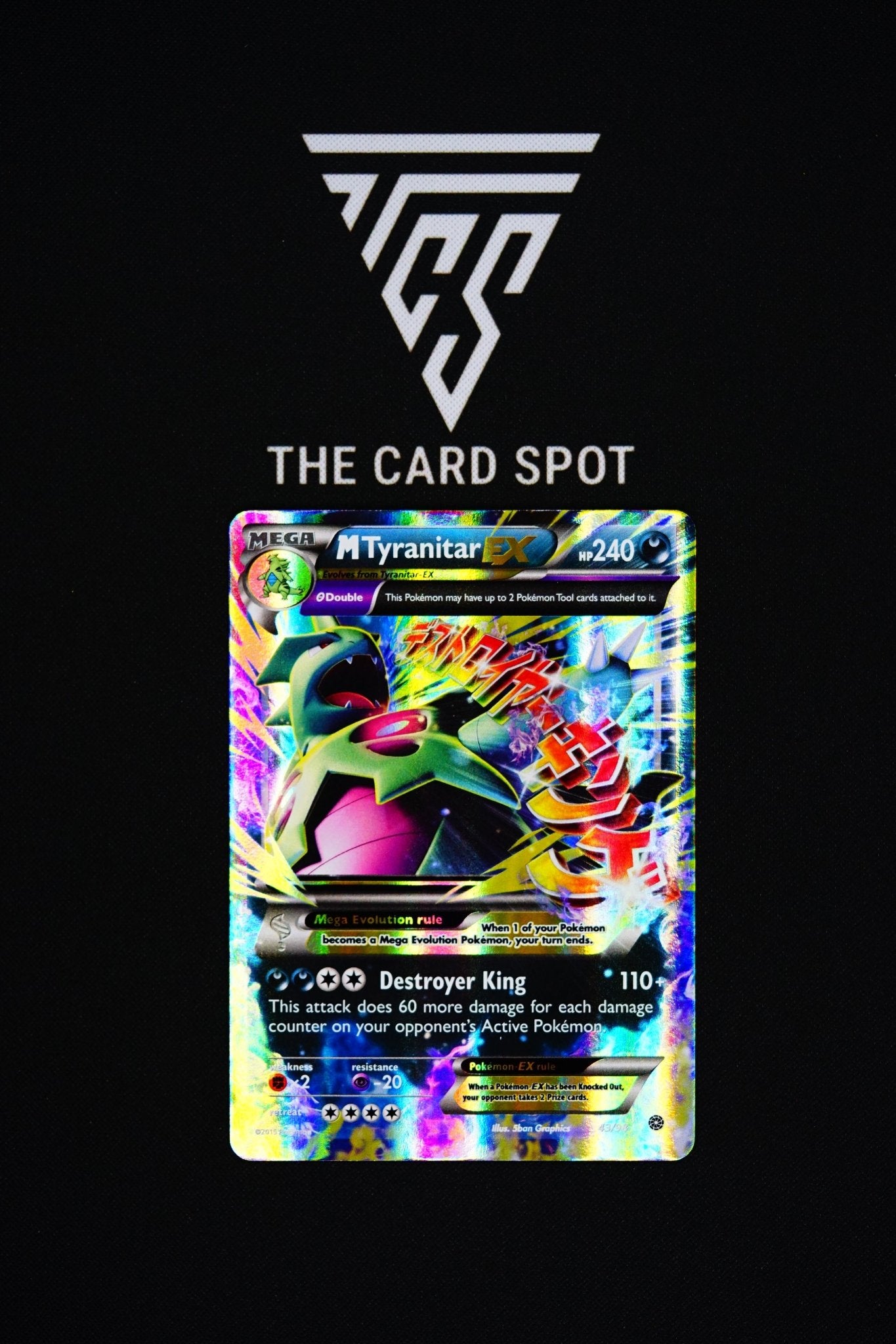 43/98 Mega Tyranitar - Pokemon TCG - THE CARD SPOT PTY LTD.