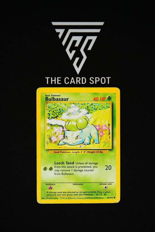 44/102 Bulbasaur Base Set - Pokemon - THE CARD SPOT PTY LTD.
