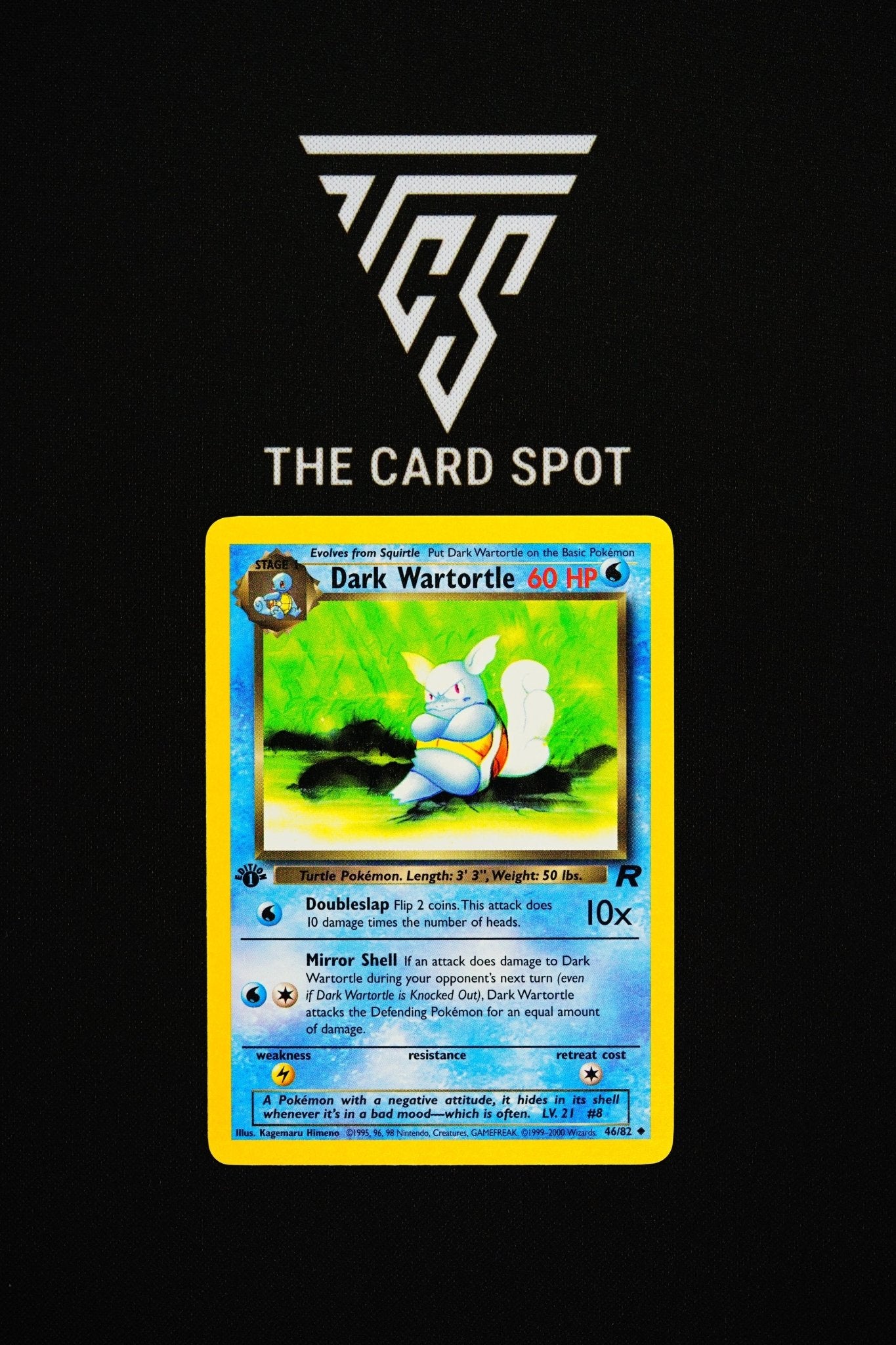 46/82 Dark Wartortle - Pokemon TCG - THE CARD SPOT PTY LTD.