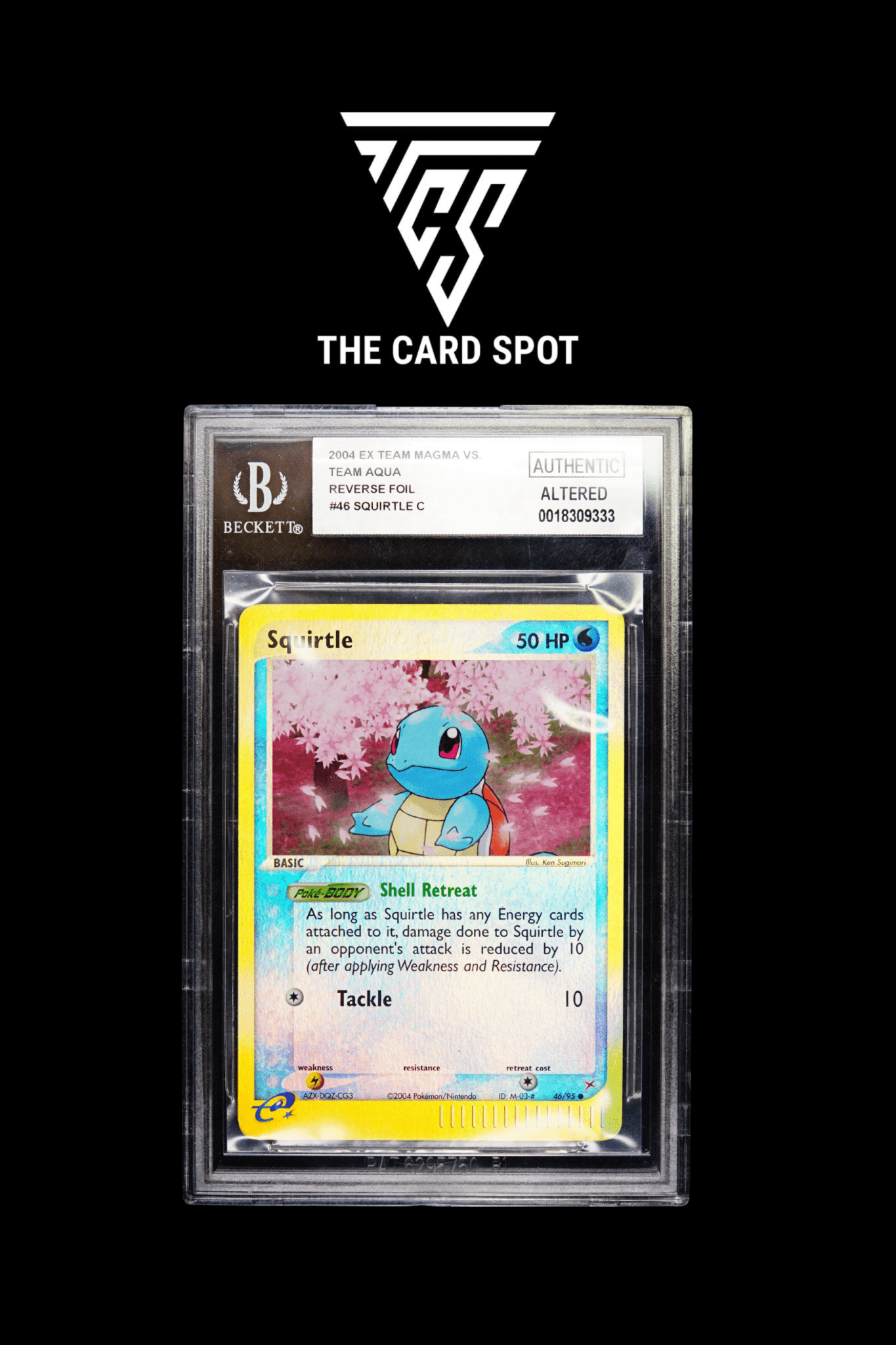 46/95 Squirtle BGS Authentic - Pokemon TCG - THE CARD SPOT PTY LTD.