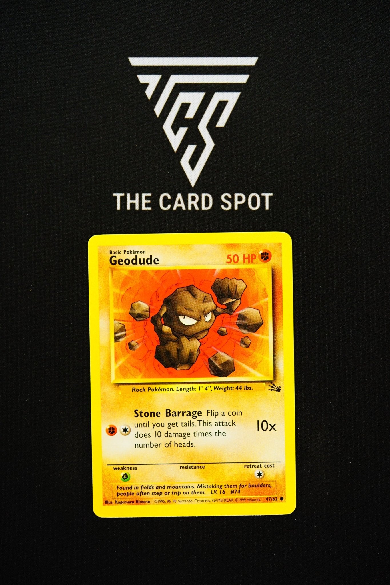 47/62 - Geodude - Pokemon TCG - THE CARD SPOT PTY LTD.