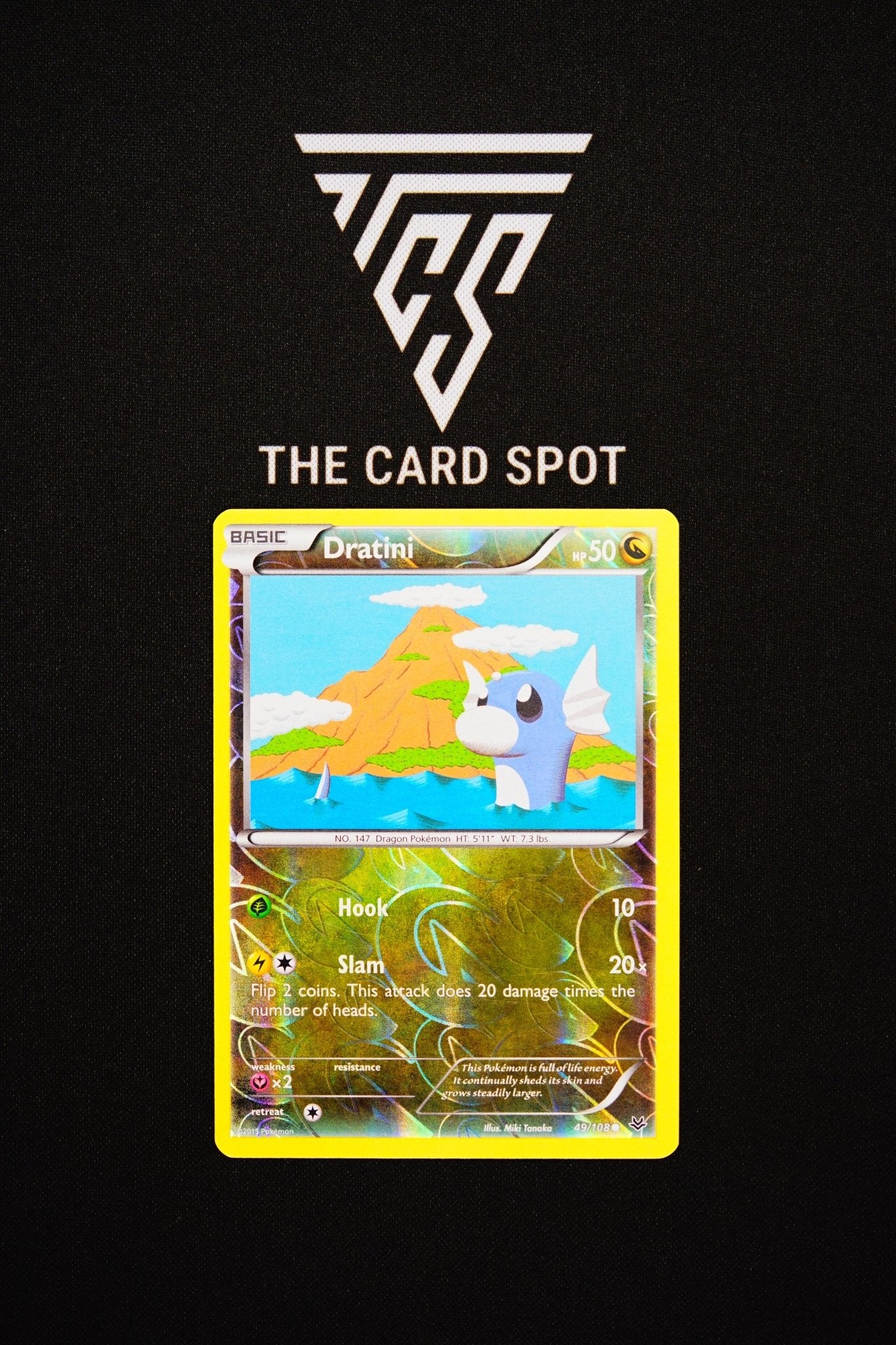 49/108 - Dratini Reverse Holo - Pokemon TCG - THE CARD SPOT PTY LTD.