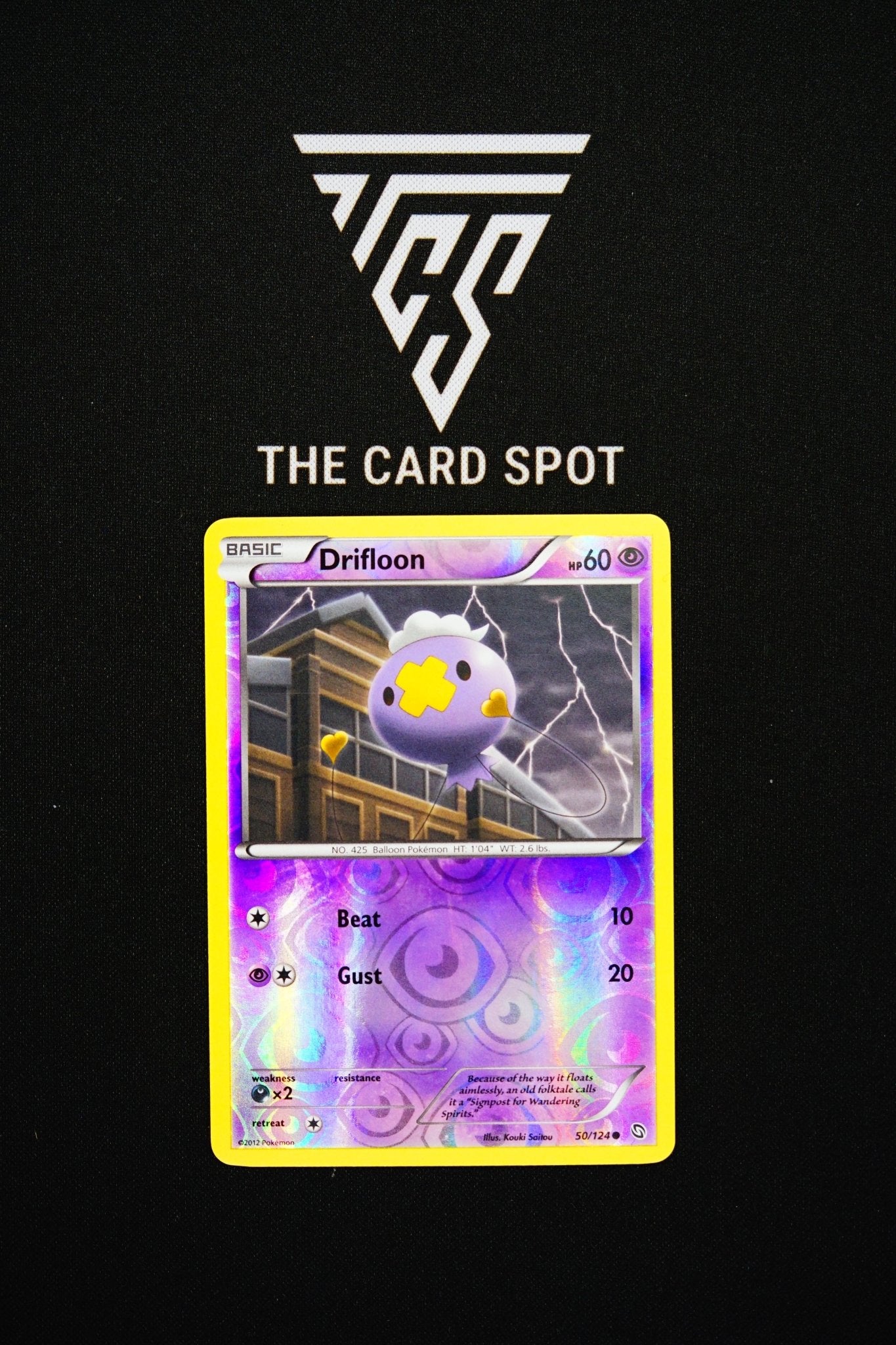 50/124 - Drifloon Reverse Holo - Pokemon TCG - THE CARD SPOT PTY LTD.