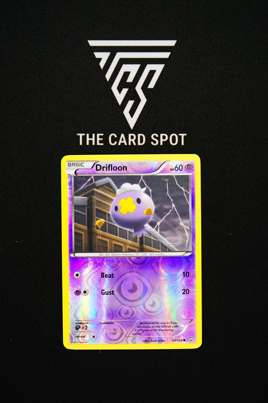 50/124 - Drifloon Reverse Holo - Pokemon TCG - THE CARD SPOT PTY LTD.
