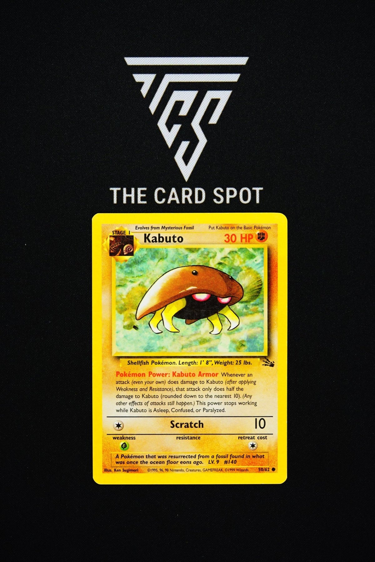 50/62 Kabuto [LP] - Pokemon TCG - THE CARD SPOT PTY LTD.