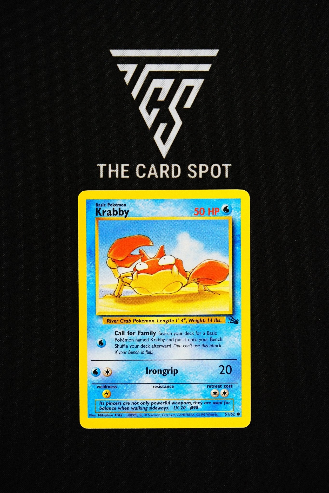 51/62 Krabby - Pokemon TCG - THE CARD SPOT PTY LTD.