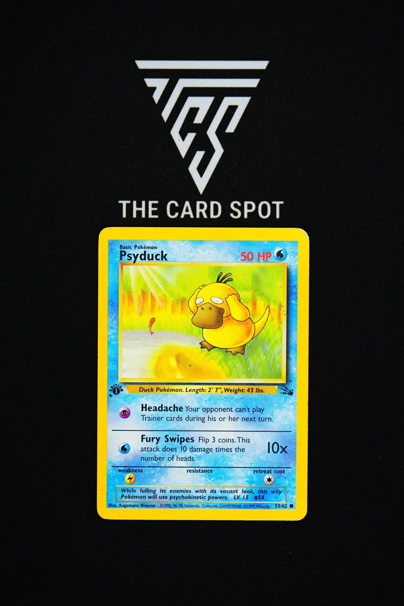 53/62 Psyduck 1st Ed - Pokemon TCG - THE CARD SPOT PTY LTD.