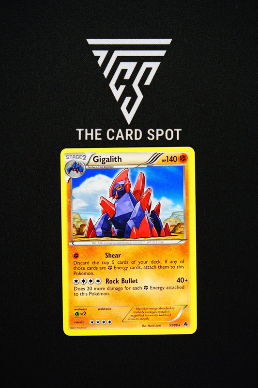 53/98 Gigalith - Pokemon TCG - THE CARD SPOT PTY LTD.