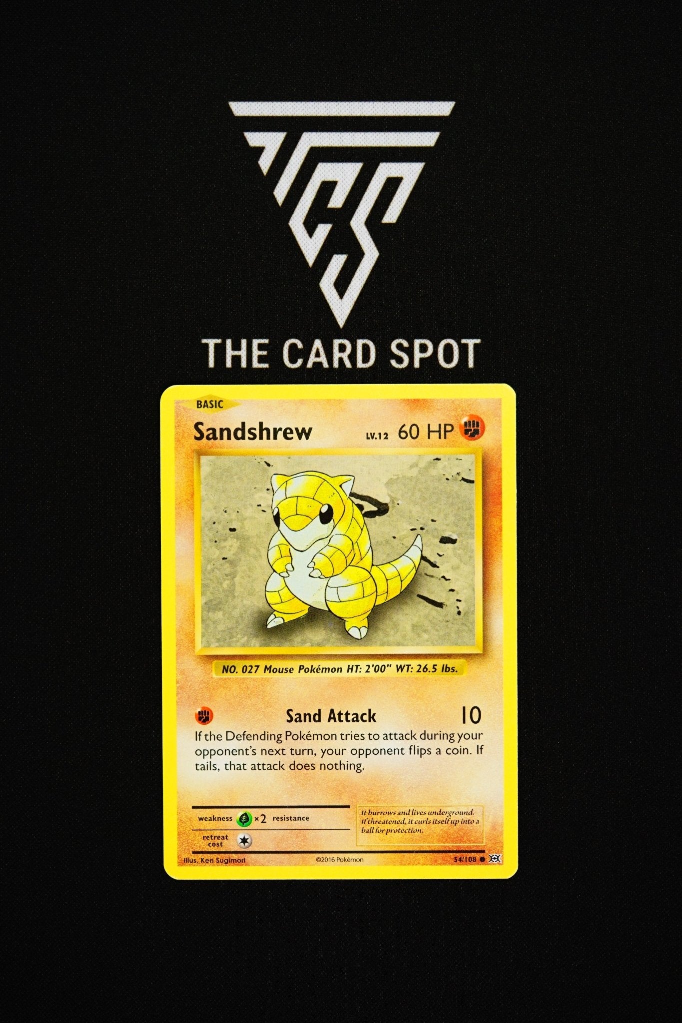 54/108 Sandshrew - Pokemon TCG - THE CARD SPOT PTY LTD.