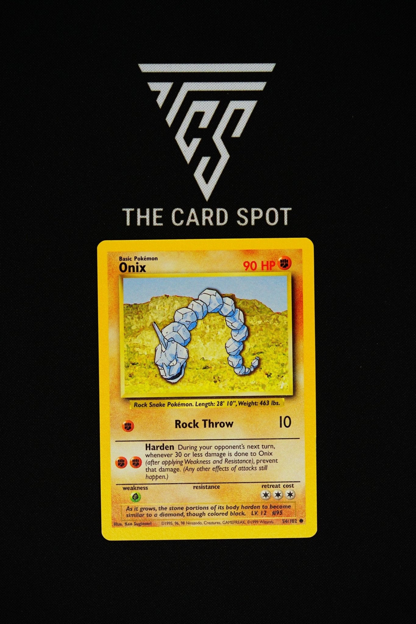 56/102 - Onix - Pokemon TCG - THE CARD SPOT PTY LTD.