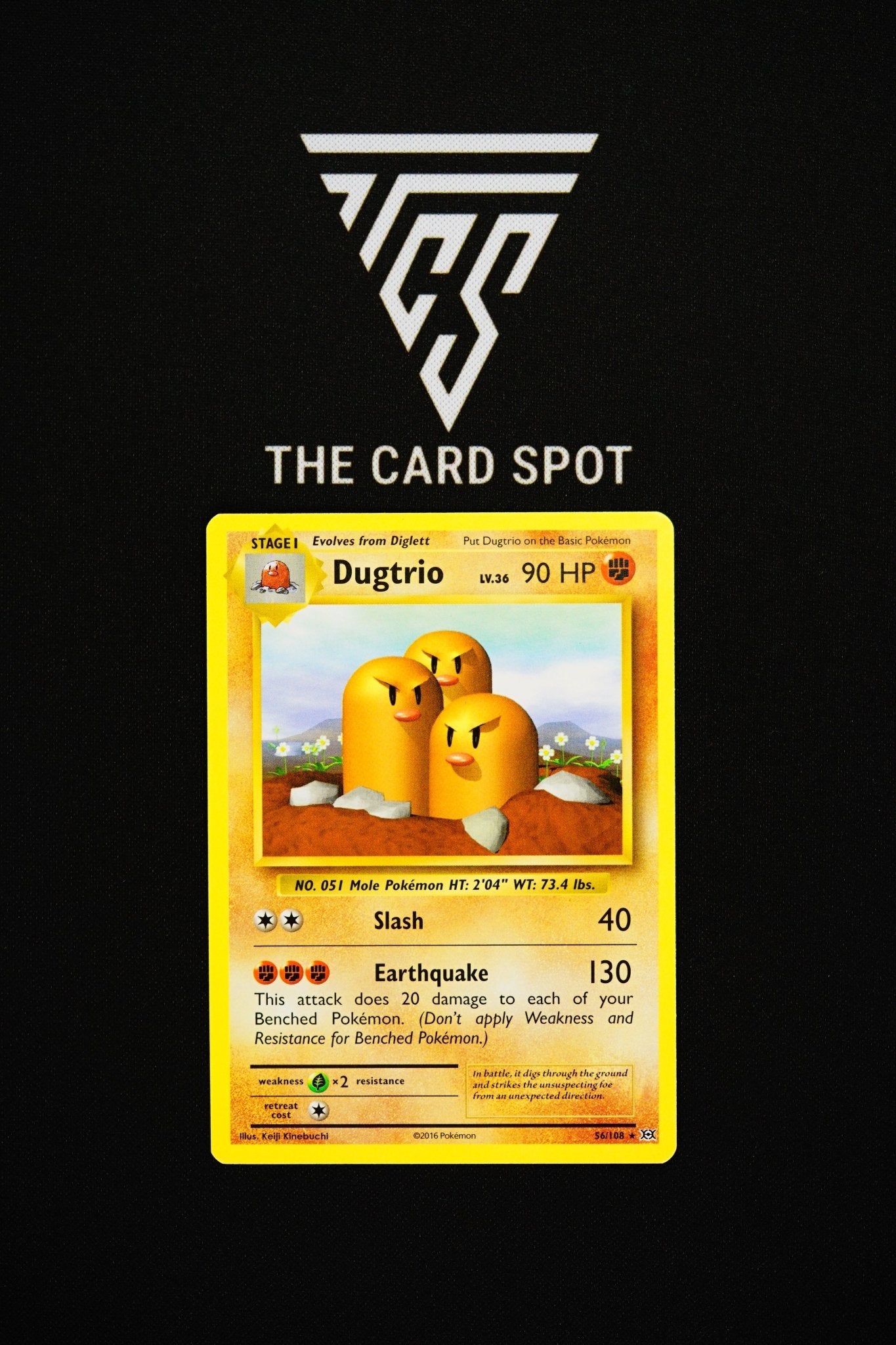 56/108 Dugtrio - Pokemon TCG - THE CARD SPOT PTY LTD.