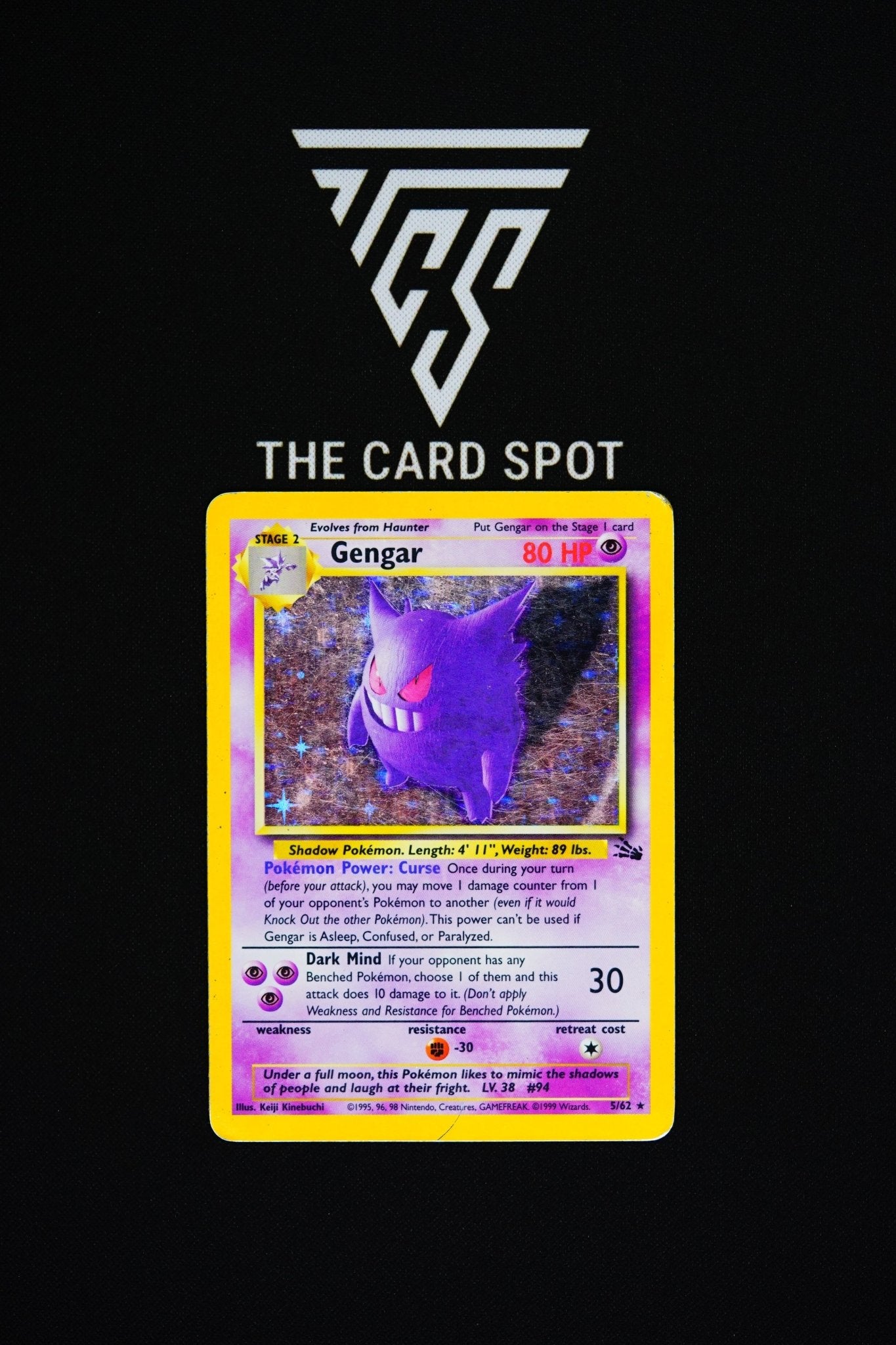 5/62 Gengar - Pokemon TCG - THE CARD SPOT PTY LTD.