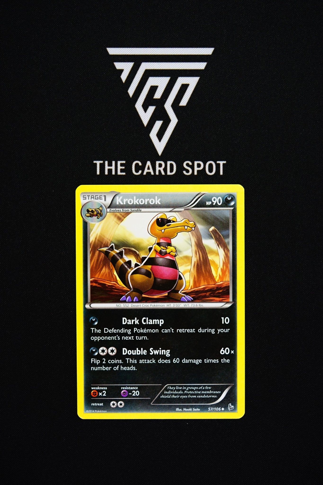 57/106 Krokorok - Pokemon TCG - THE CARD SPOT PTY LTD.