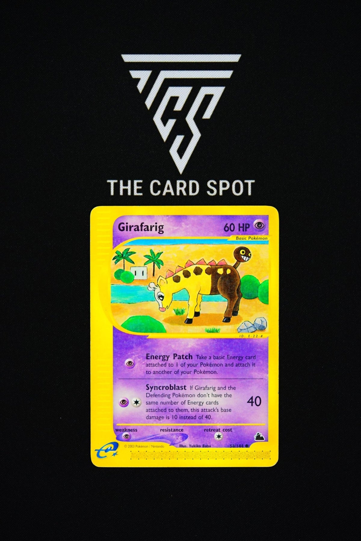58/144 Girafarig [HP] - Pokemon TCG - THE CARD SPOT PTY LTD.