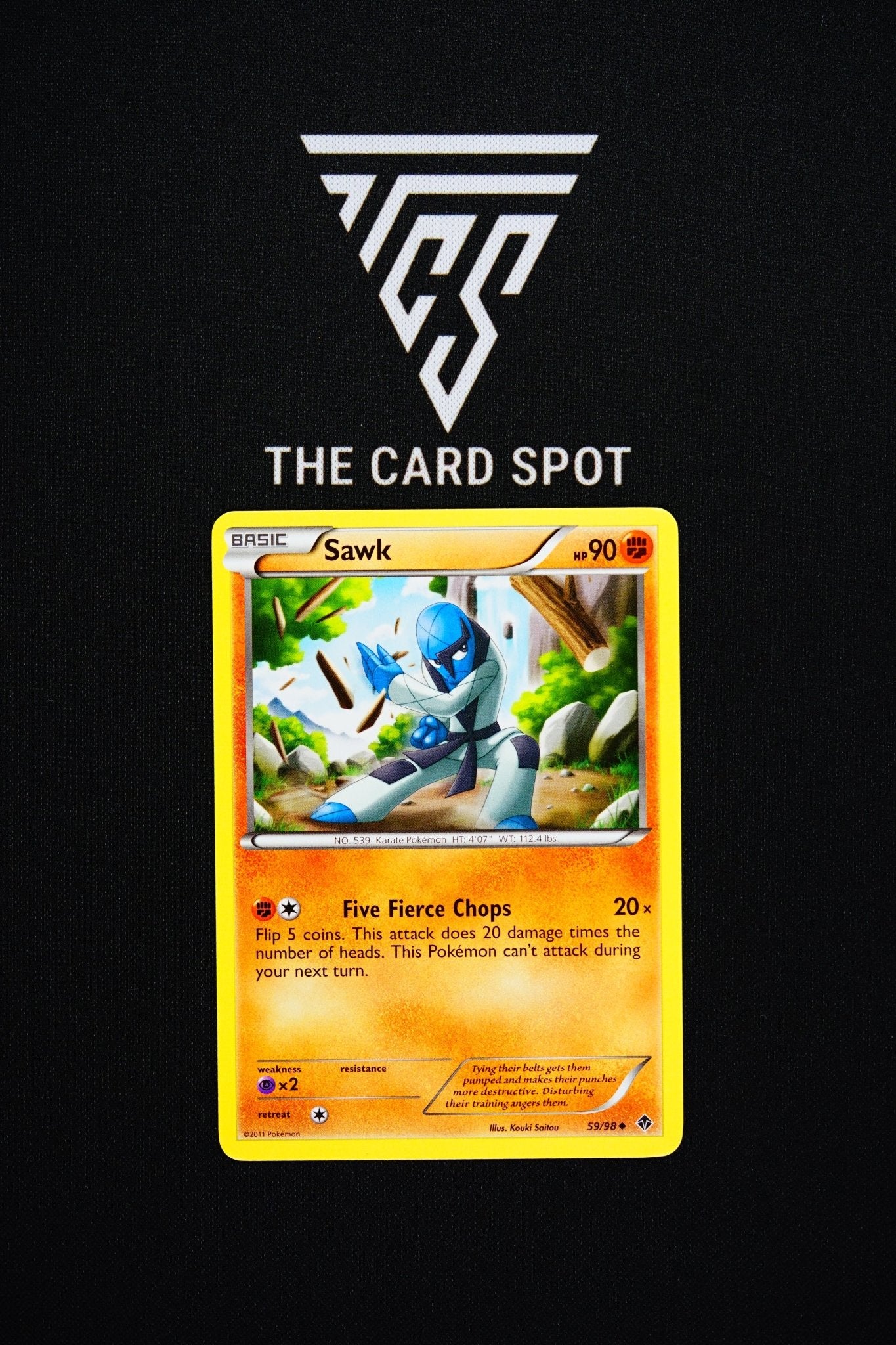 59/98 Sawk - Pokemon TCG - THE CARD SPOT PTY LTD.