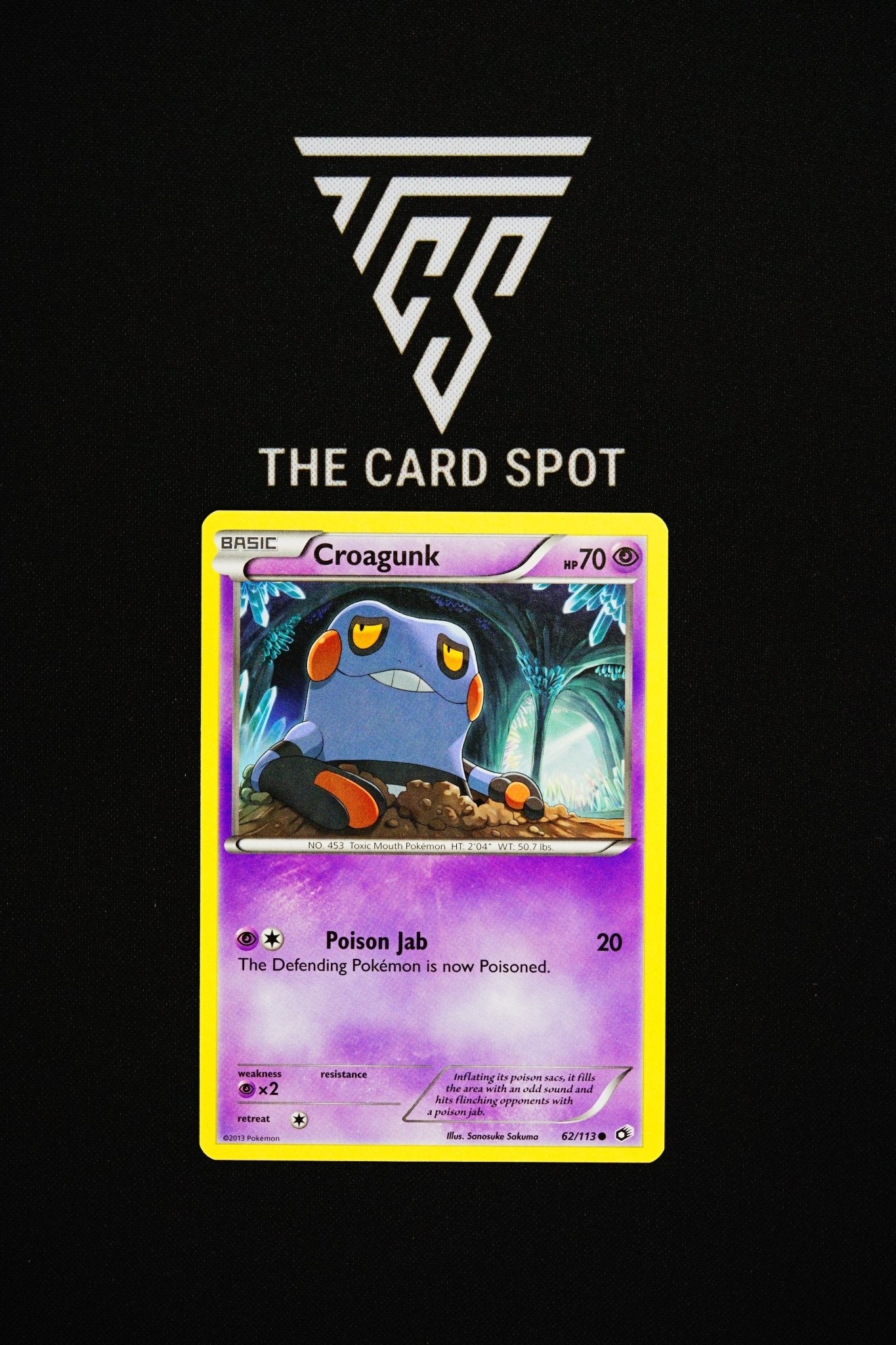 62/113 Croagunk - Pokemon TCG - THE CARD SPOT PTY LTD.
