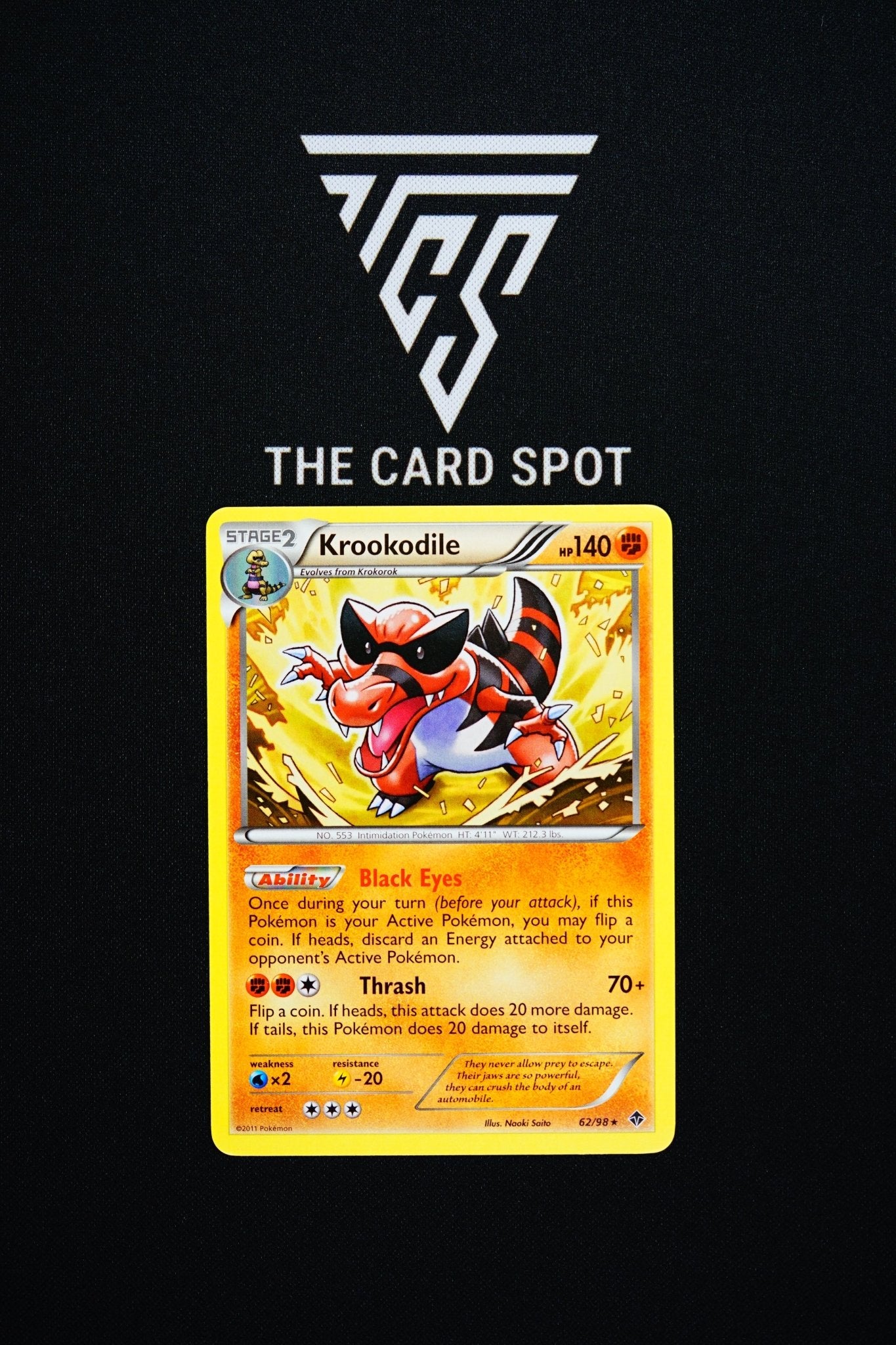 62/98 Krookodile - Pokemon TCG - THE CARD SPOT PTY LTD.