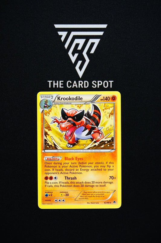 62/98 Krookodile - Pokemon TCG - THE CARD SPOT PTY LTD.