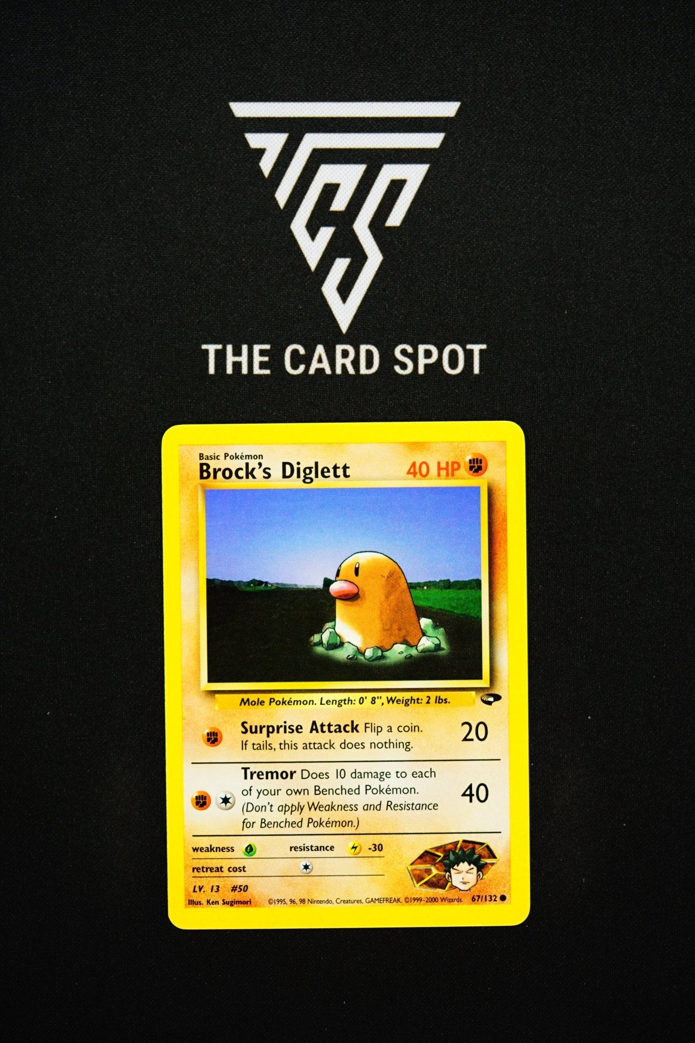 67/132 - Brock's Diglett - Pokemon TCG - THE CARD SPOT PTY LTD.