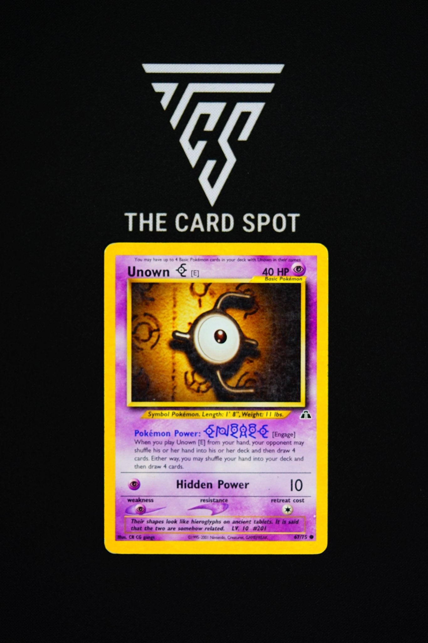 67/75 Unown [E] - Pokemon TCG - THE CARD SPOT PTY LTD.