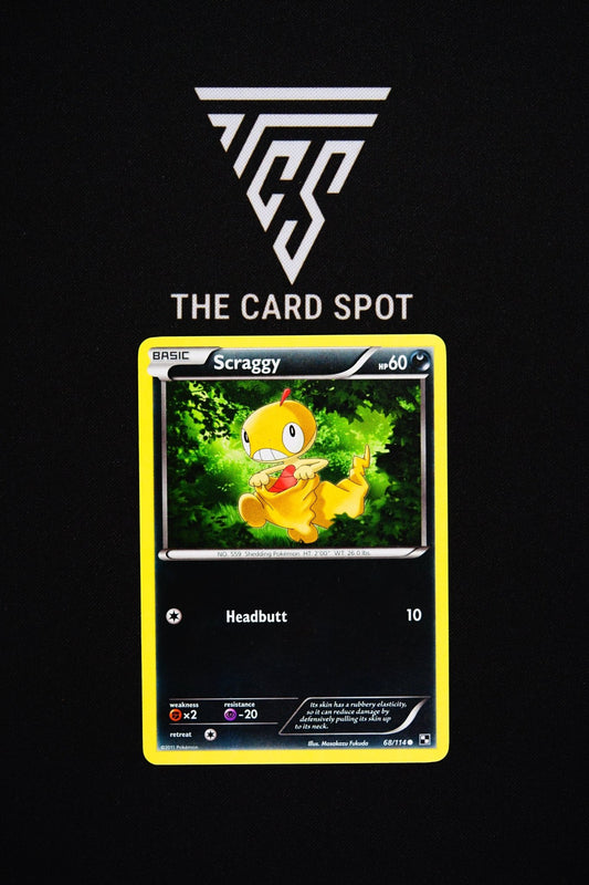 68/114 Scraggy - Pokemon TCG - THE CARD SPOT PTY LTD.