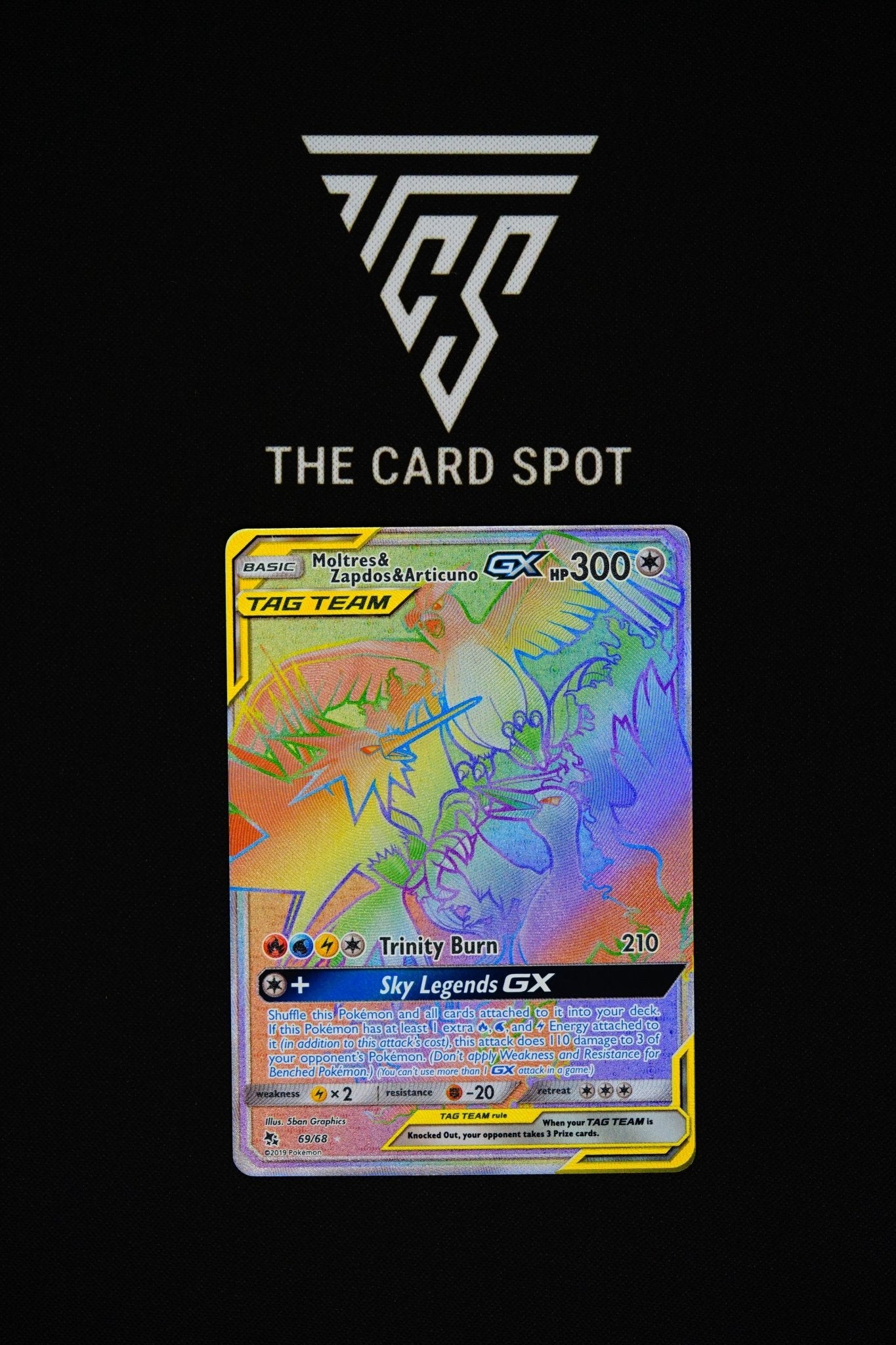 69/68 - Molltres & Zapdos & Arcutino GX - Pokemon TCG - THE CARD SPOT PTY LTD.