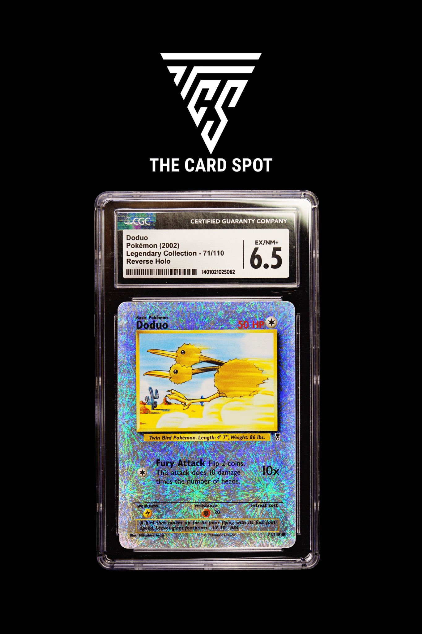 71/110 Doduo CGC 6.5 - Pokemon TCG - THE CARD SPOT PTY LTD.