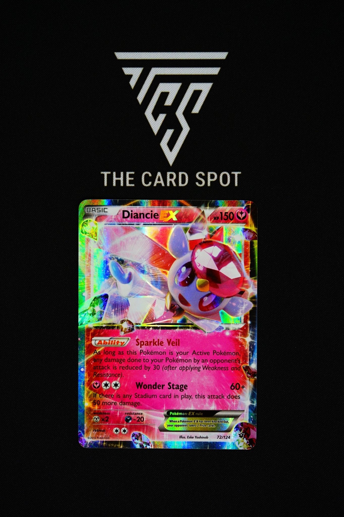 72/124 - Diancie EX - Pokemon TCG - THE CARD SPOT PTY LTD.