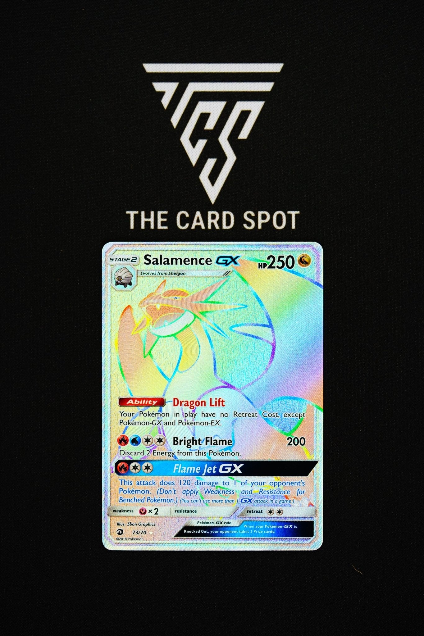 73/70 Salamence Gx - Pokemon TCG - THE CARD SPOT PTY LTD.