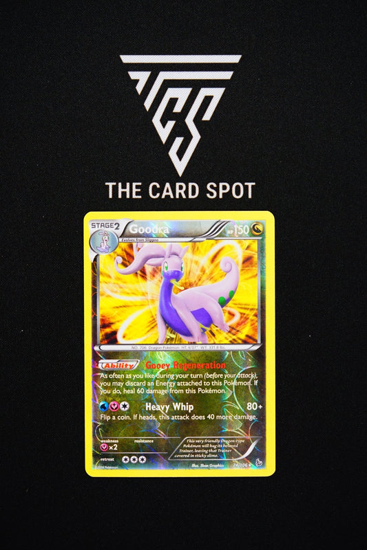 74/106 - Goodra Reverse Holo - Pokemon TCG - THE CARD SPOT PTY LTD.