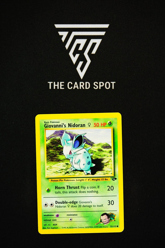 75/132 - Giovanni's Nidoran - Pokemon TCG - THE CARD SPOT PTY LTD.