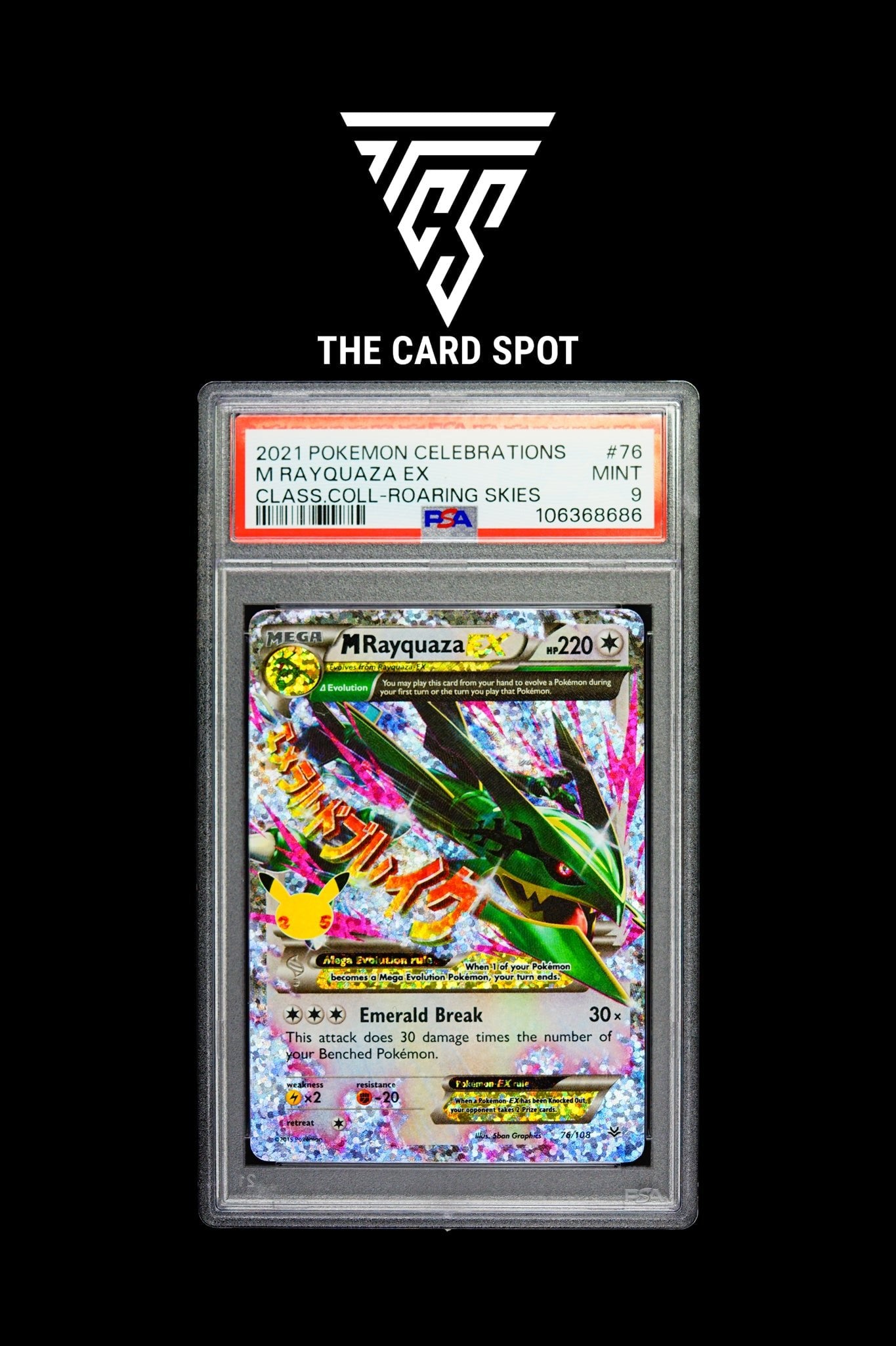 76/108 - MRayquaza - PSA 9 - Pokemon TCG - THE CARD SPOT PTY LTD.