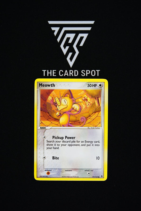 77/113 Meowth - Pokemon TCG - THE CARD SPOT PTY LTD.