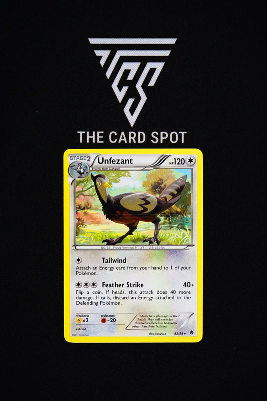 82/98 Unfezant - Pokemon TCG - THE CARD SPOT PTY LTD.