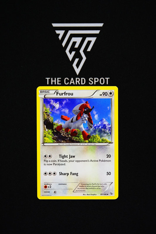 87/106 Furfrou - Pokemon TCG - THE CARD SPOT PTY LTD.