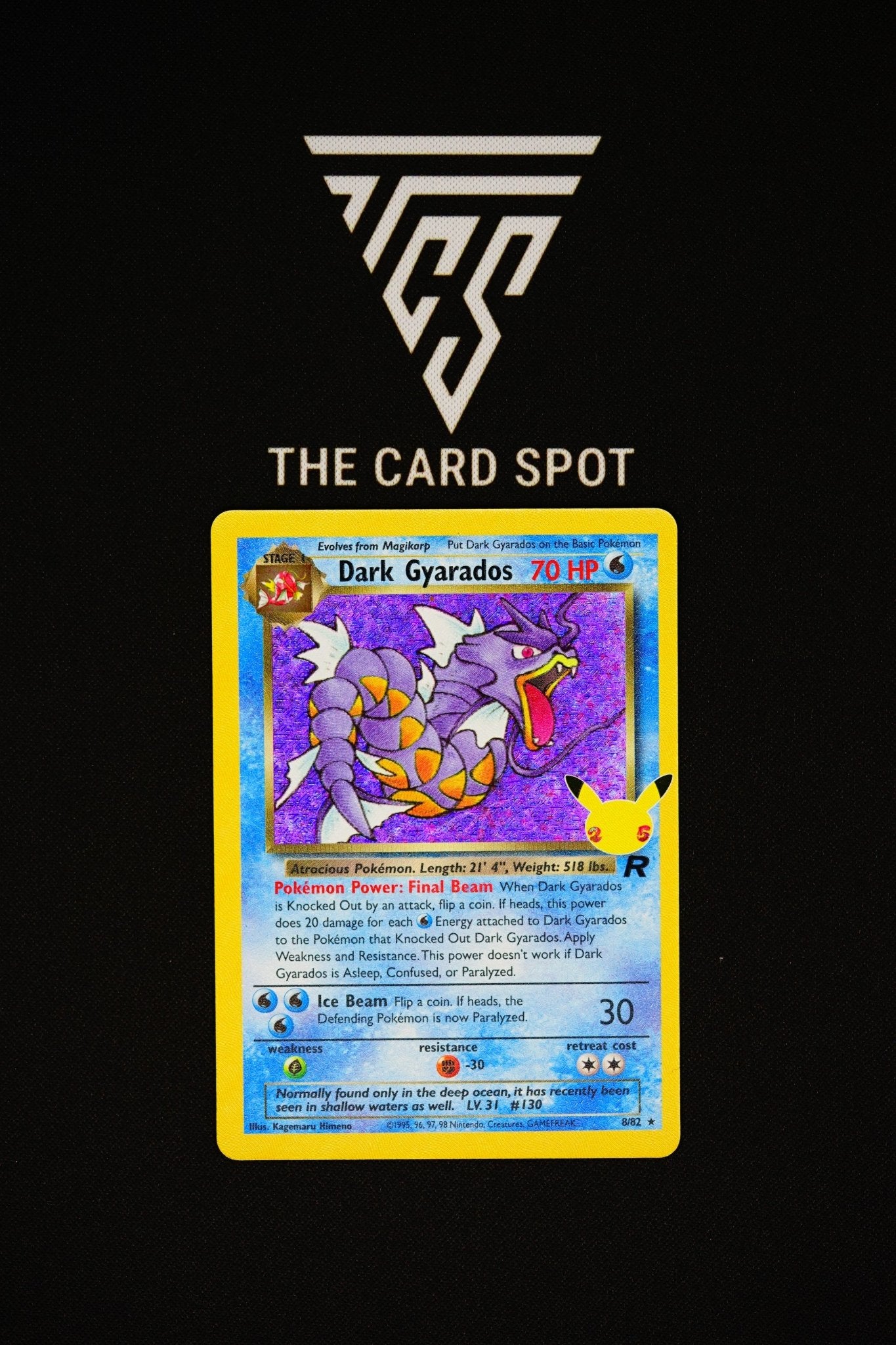 8/82 - Dark Gyarados Celebrations - Pokemon TCG - THE CARD SPOT PTY LTD.