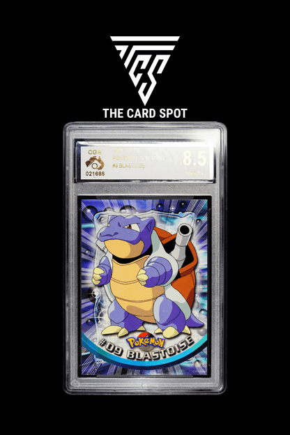 9 Blastoise TV Edition CGA 8.5 - Pokemon TCG - THE CARD SPOT PTY LTD.
