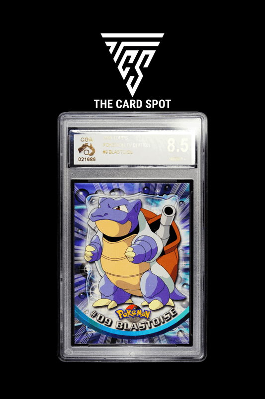 9 Blastoise TV Edition CGA 8.5 - Pokemon TCG - THE CARD SPOT PTY LTD.