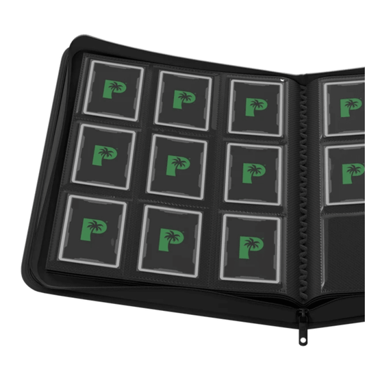 9 Pocket Zip Trading Card Binder - BLACK - THE CARD SPOT PTY LTD.