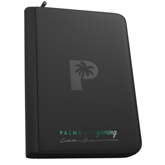 9 Pocket Zip Trading Card Binder - BLACK - THE CARD SPOT PTY LTD.