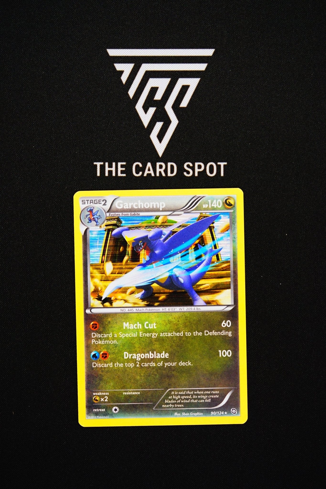 90/124 - Garchomp Holo - Pokemon TCG - THE CARD SPOT PTY LTD.
