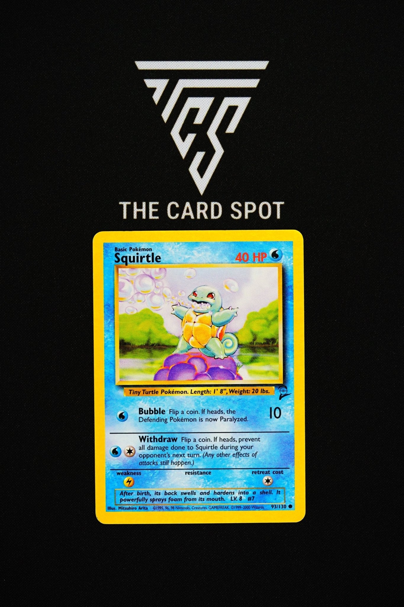 93/130 Squirtle - Pokemon TCG - THE CARD SPOT PTY LTD.