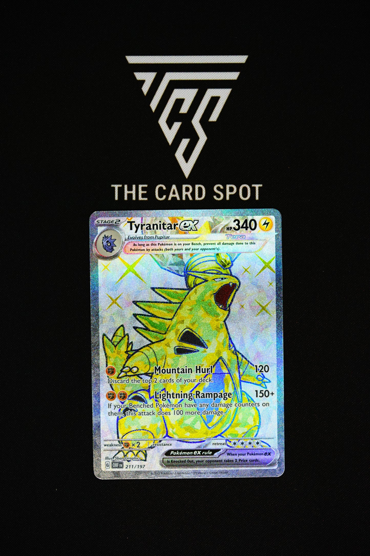 211/197 Tyranitar Ex - Pokemon TCG